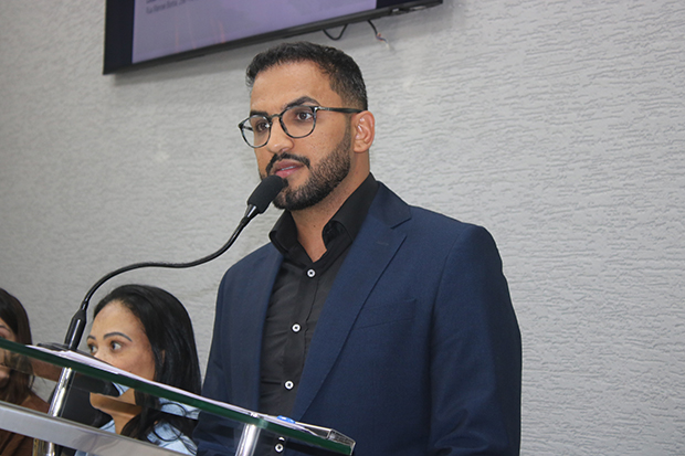 Maicon Rios – presidente Câmara de Vereadores de Américo. (Imagem: Denílson Lopes)