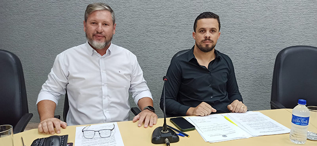 Vereadores André da Autoescola e Jhon Braga