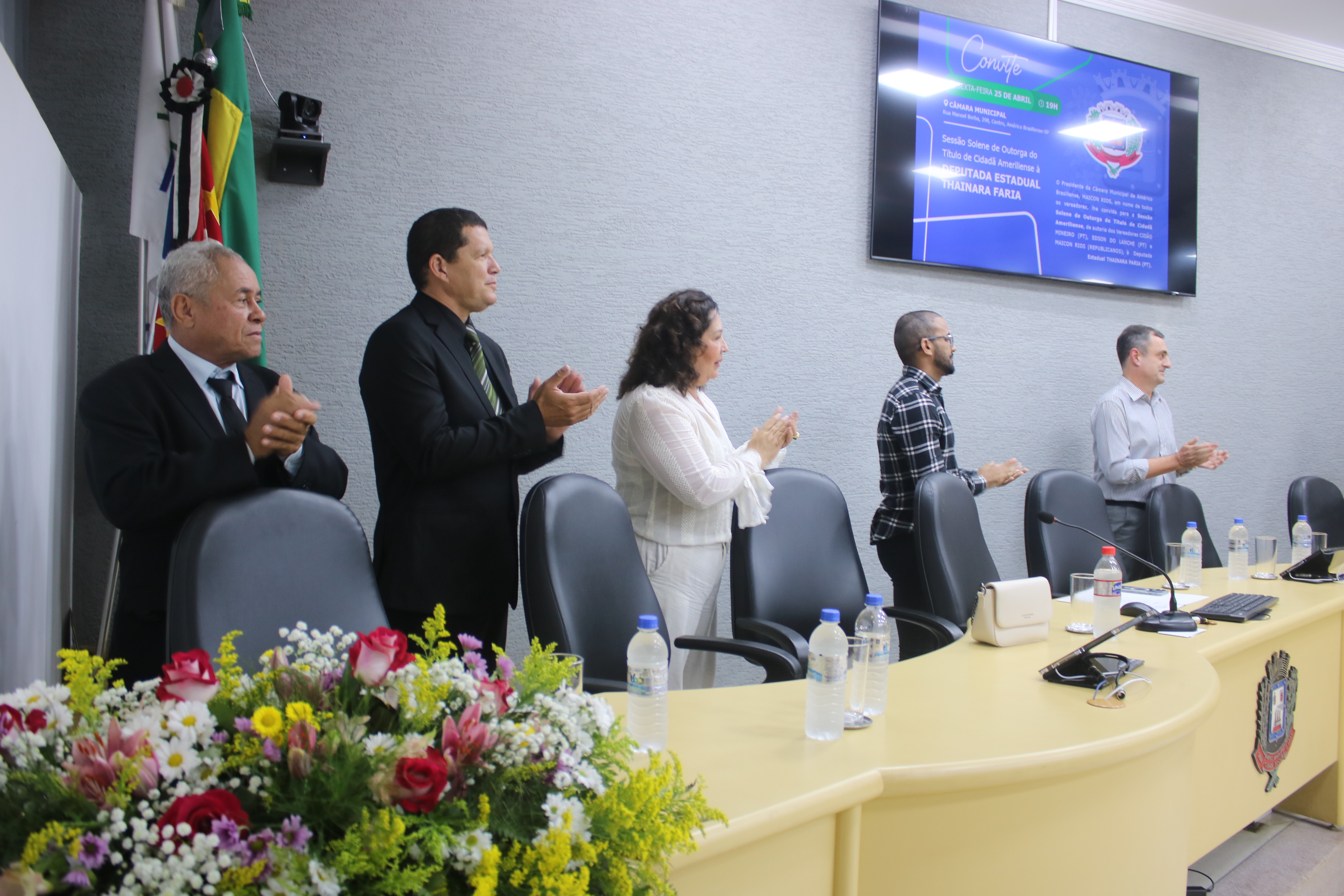 Vista parcial da sessão solene. (Imagem: Denílson Lopes)