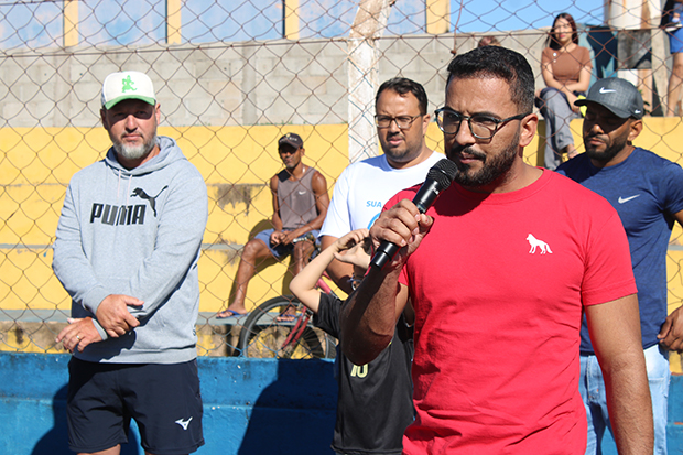 Vereadores de Américo participam da Abertura da 27ª Copa Américo de Futebol Amador